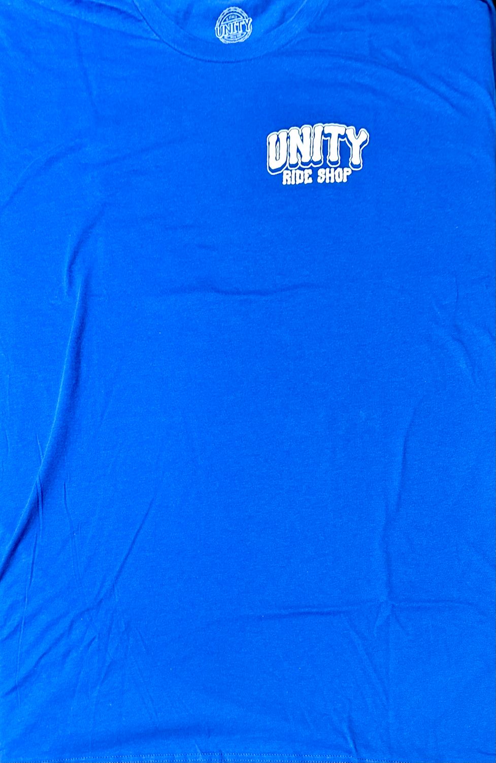 Unity T Shirt Bar Spin Royal Blue