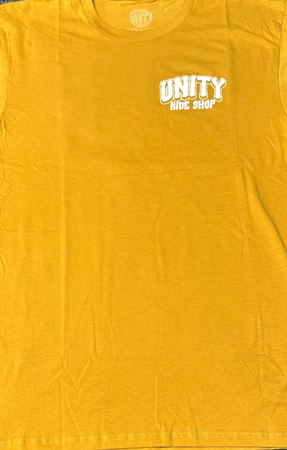 Unity T Shirt  Bar Spin Antique Gold  