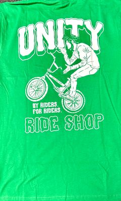 Unity T Shirt Bar Spin Kelly Green    
