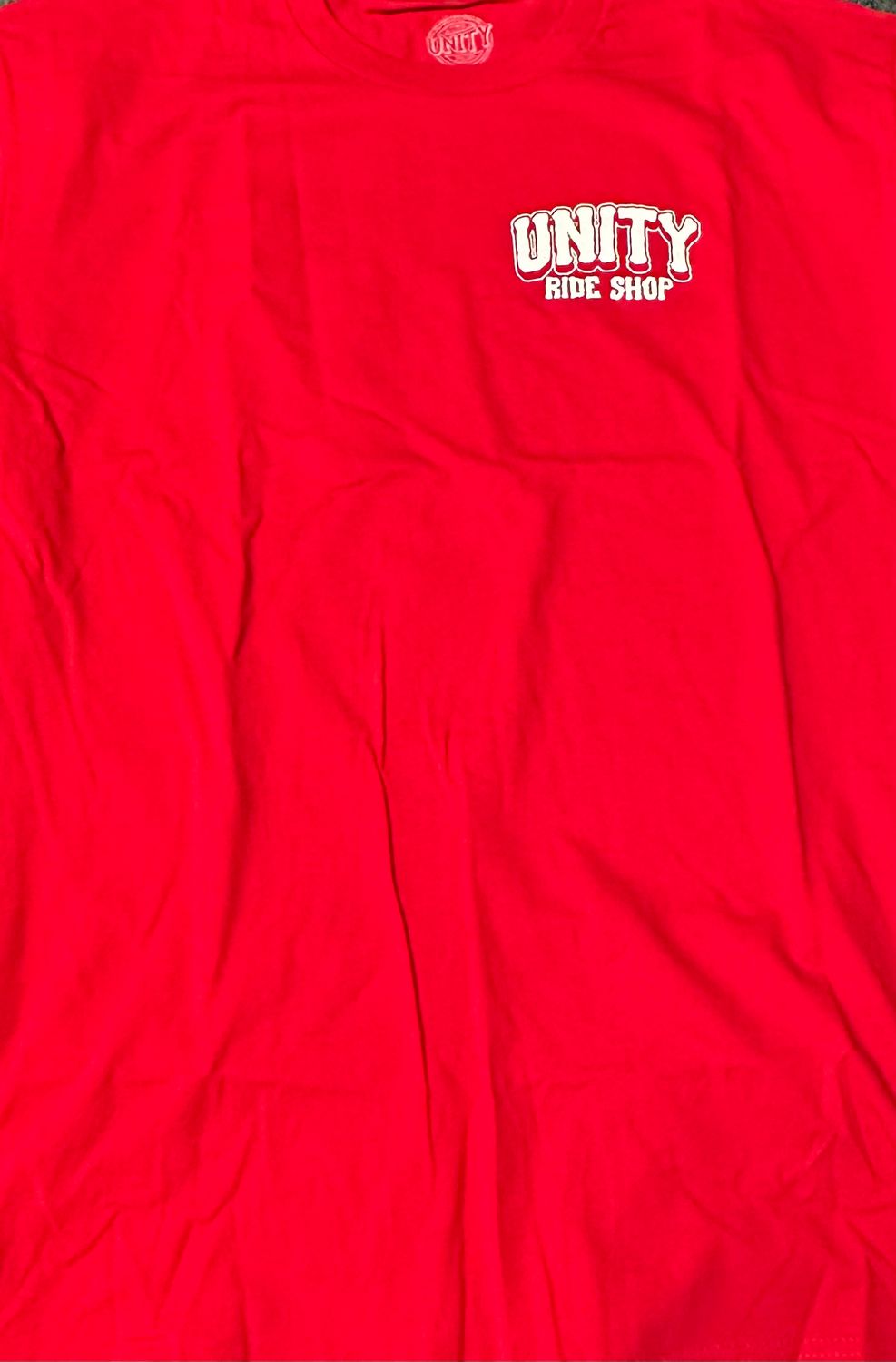 Unity T Shirt Bar Spin Red