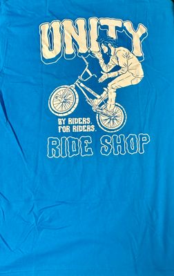 Unity T Shirt Bar Spin Turquoise   