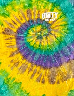 Unity Bar Spin Tie Dye T Shirt Mardi Gras  