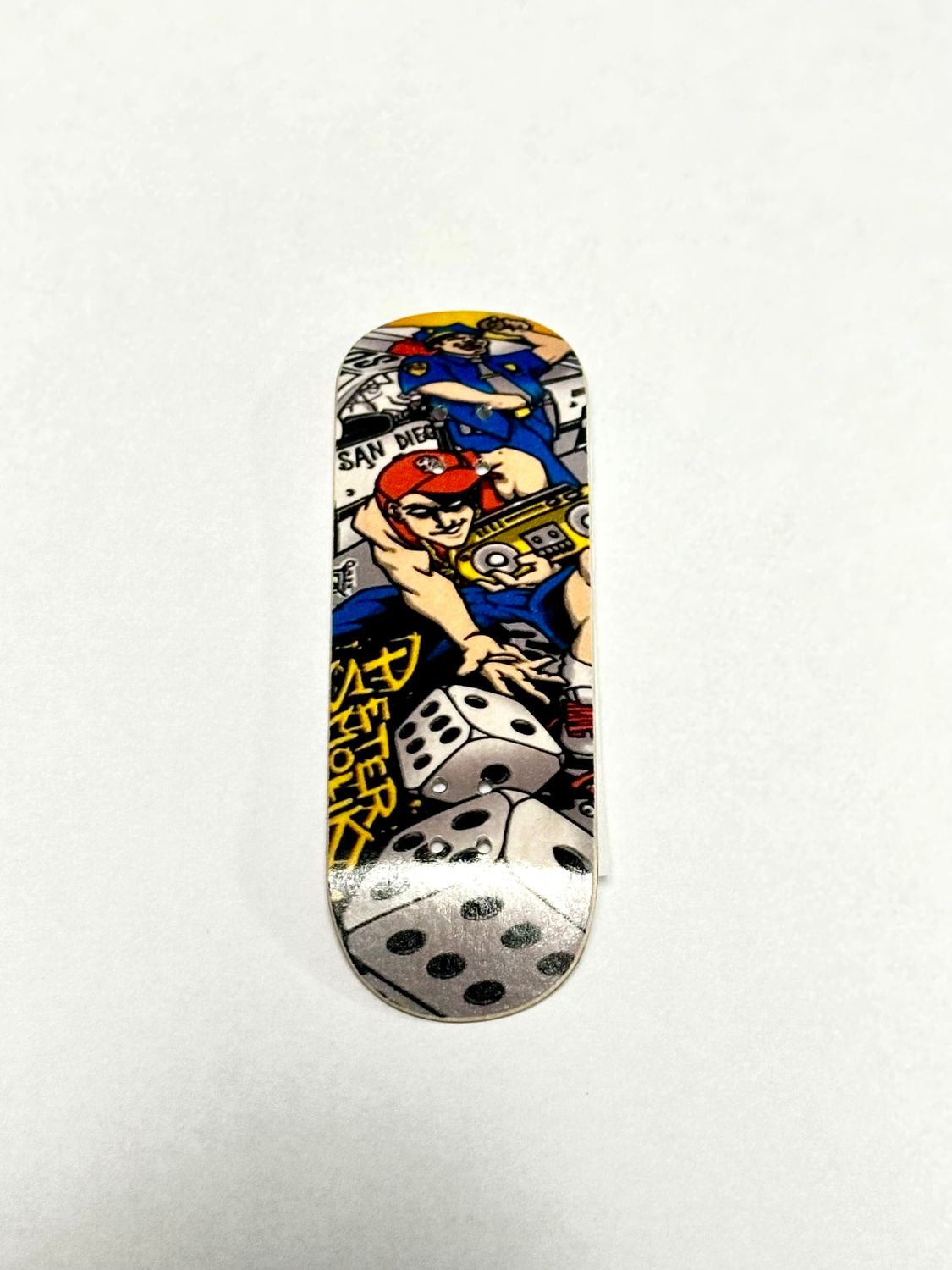 Boardkennel Fingerboard Deck Shorty&#39;s Dice Roll 32mm Popsicle
