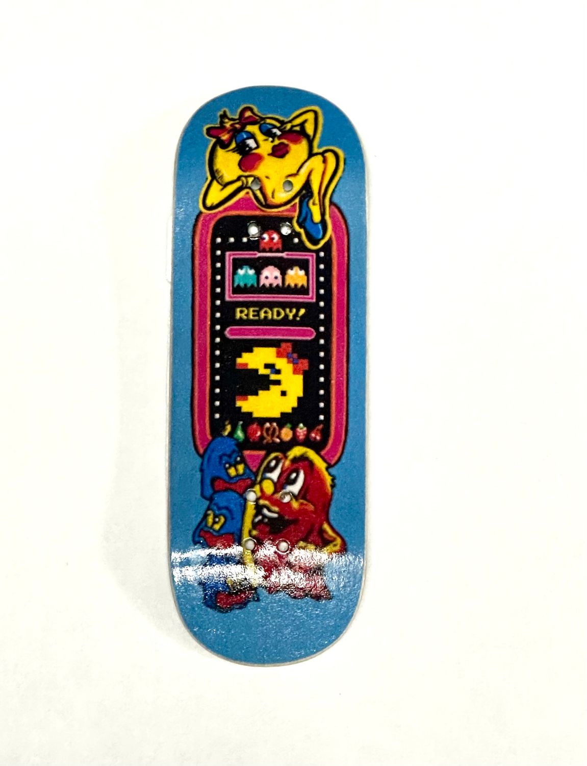 Boardkennel Fingerboard Deck Ms. Pac Man 32mm Popsicle