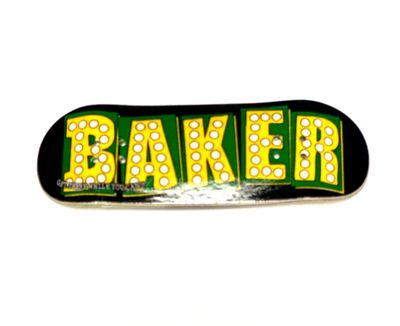 Boardkennel Fingerboard Deck Baker Black/ Yellow 32mm Popsicle