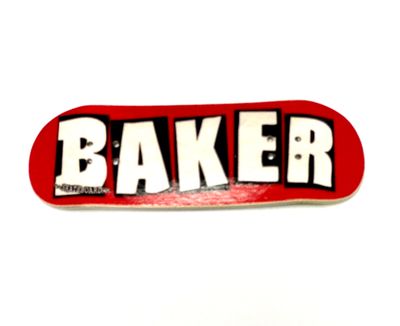 Boardkennel Fingerboard Deck Baker Red 32mm Popsicle