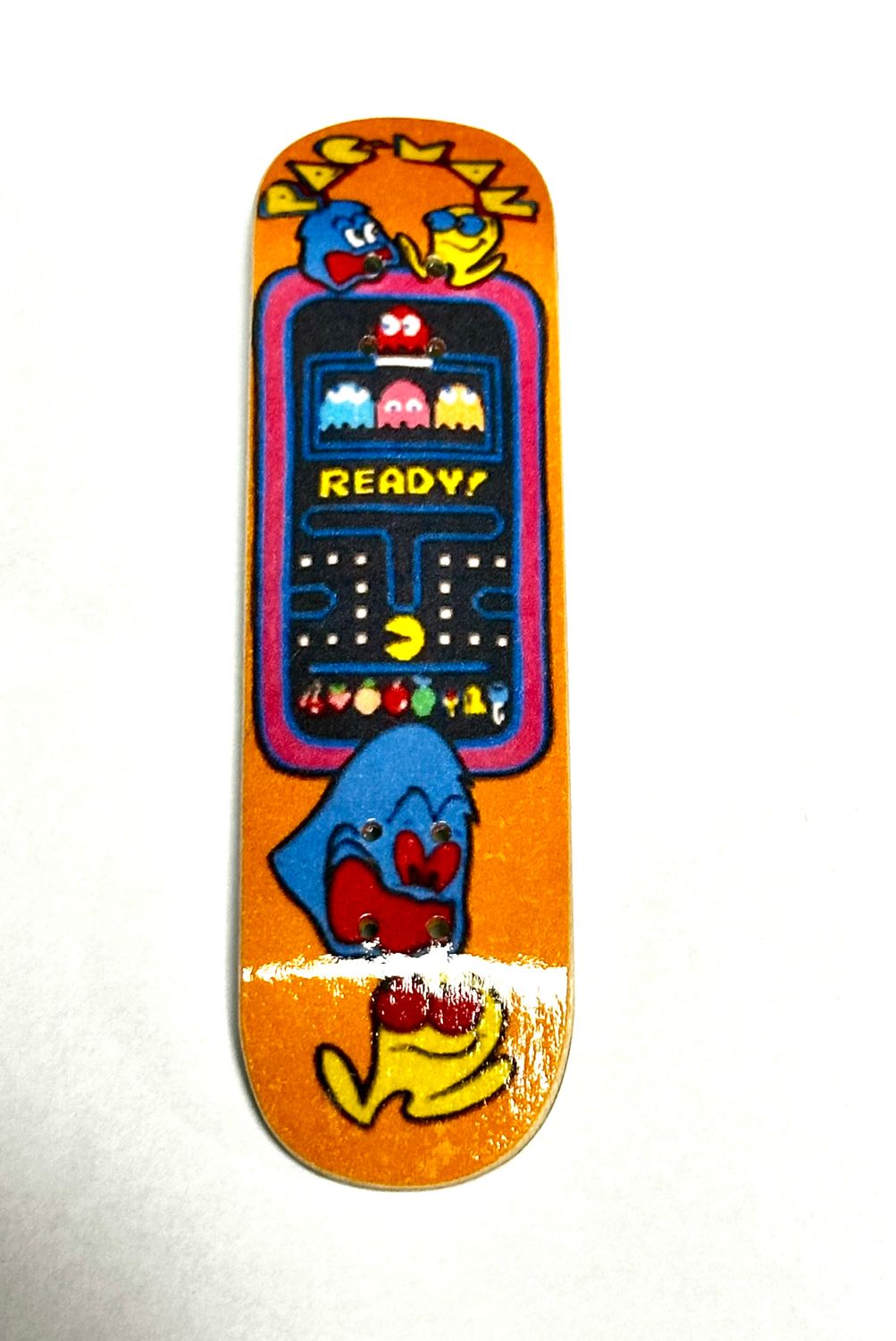 Boardkennel Fingerboard Deck Pac Man 26mm Popsicle