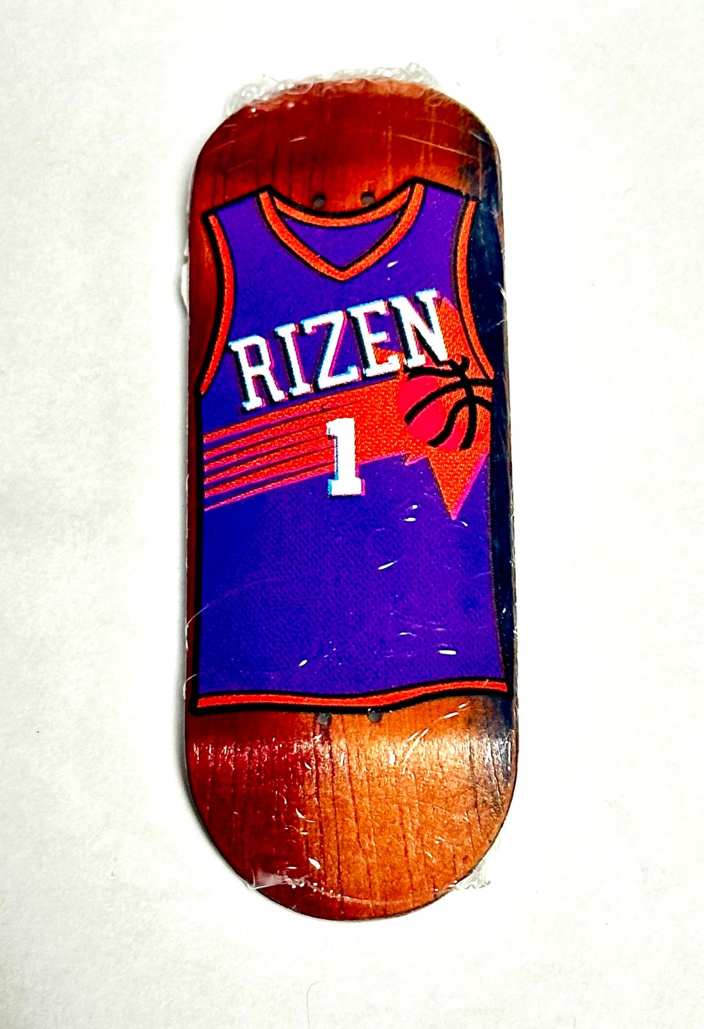 Rizen Fingerboard Deck Rizen Jersey , Color: 34mm Popsicle