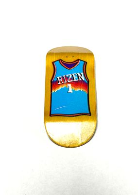 Rizen Fingerboard Deck Rizen Jersey Blue/ Yellow 40mm Popsicle
