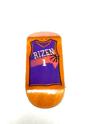 Rizen Fingerboard Deck Rizen Jersey Purple/ Orange 40mm Popsicle