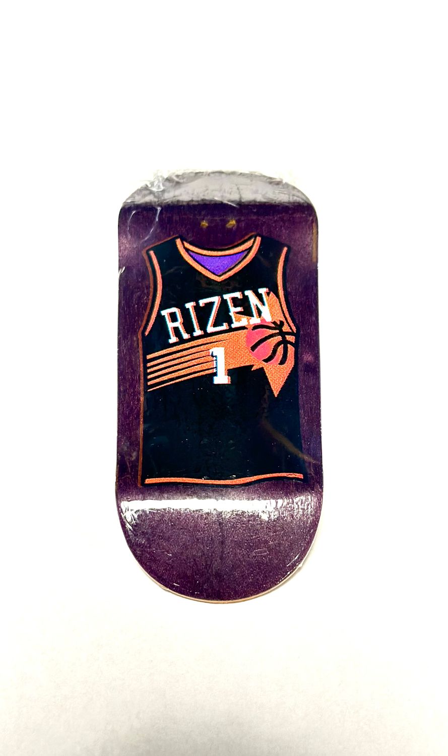 Rizen Fingerboard Deck Rizen Jersey Black/ Purple 40mm Popsicle