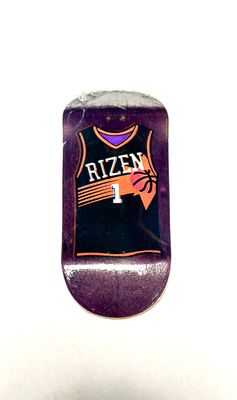 Rizen Fingerboard Deck Rizen Jersey Black/ Purple 40mm Popsicle