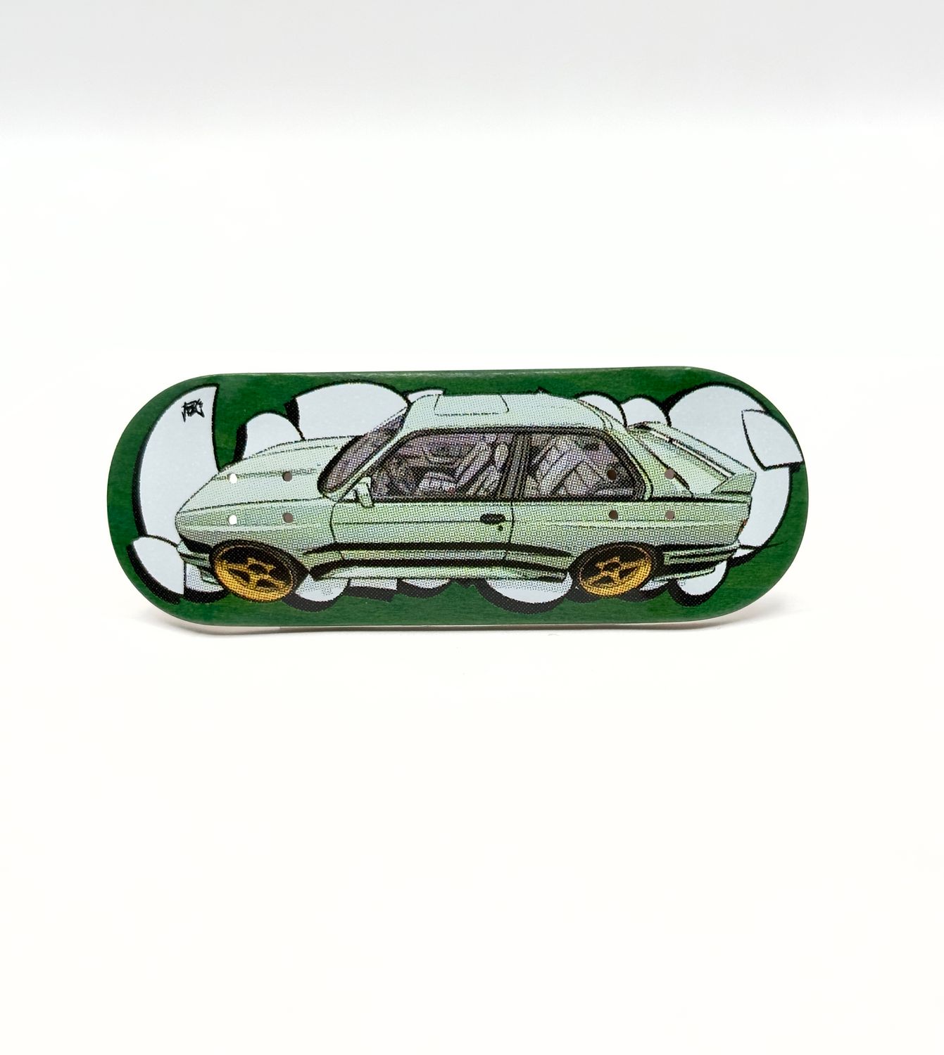 Wrkshp Fingerboards Deck The Chariot Green      