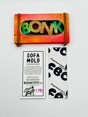 Bonk Benches Custom Sofa Mold Fingerboard Deck #1385 34mm