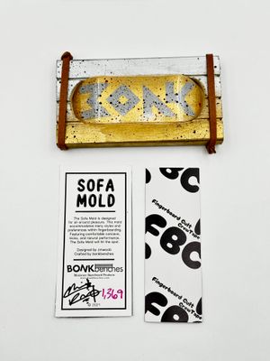 Bonk Benches Custom Sofa Mold Fingerboard Deck #1369 36mm