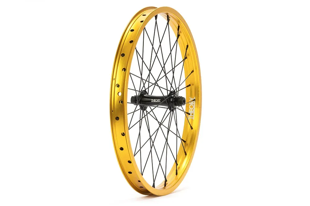 Theory Predict Front Wheel , Color: Gold