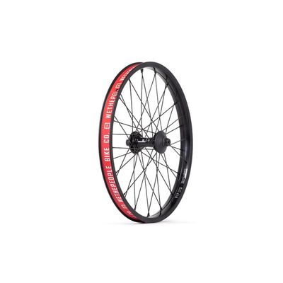 We The People Helix Front Wheel - 20 3/8 x 100mm Rim Brake Black Clincher