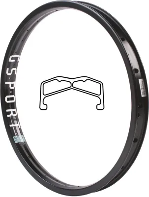 GSPORT Ribcage Rim Black 36h