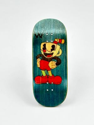 Workers FB Fingerboard Deck Cup Head 36mm Street Shape