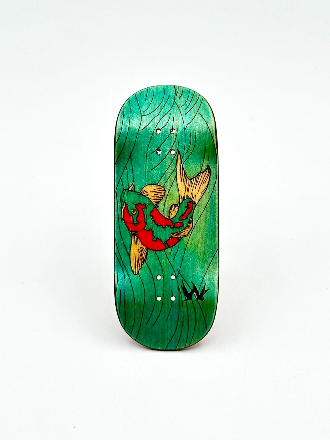 Workers FB Fingerboard Deck Koi Fish 38mm Street Shape