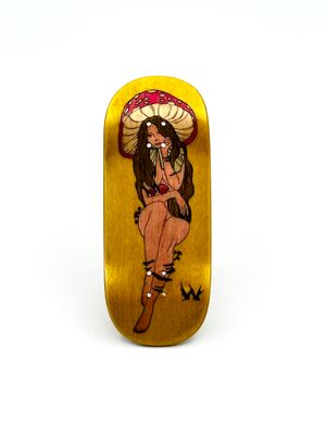 Workers FB Fingerboard Deck Mushroom Girl 38mm Street Shape
