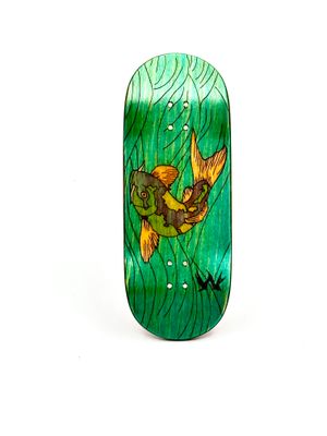 Workers FB Fingerboard Deck Koi Fish 36mm Street Shape