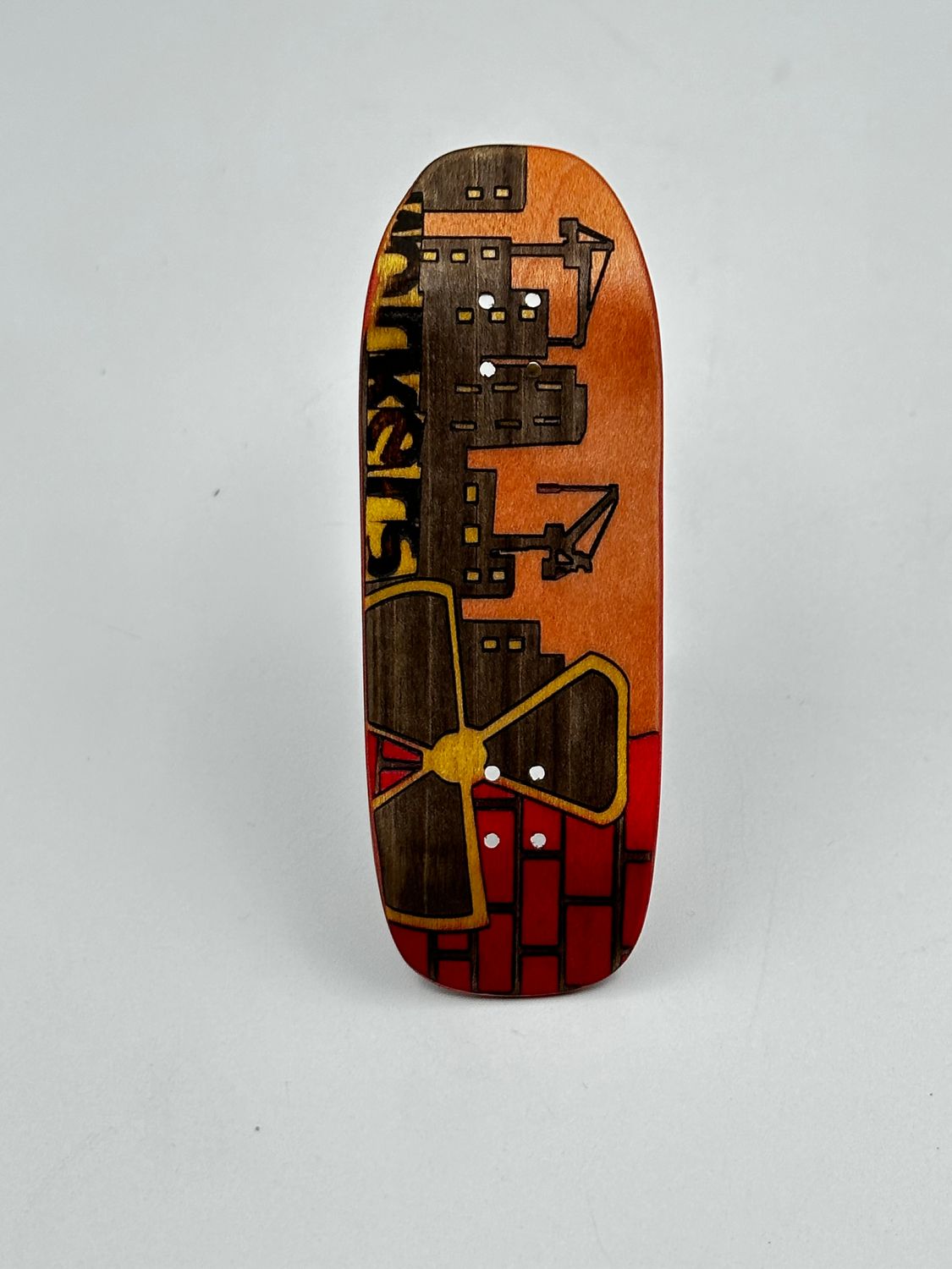 Workers FB FingerBoard Deck Radioactive 34mm Cruiser Low Shape