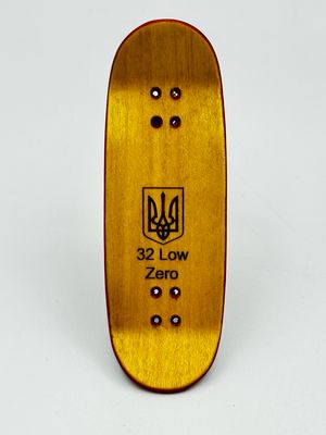 Workers FB FingerBoard Deck Fallout Orange Green 32mm Zero Low Shape