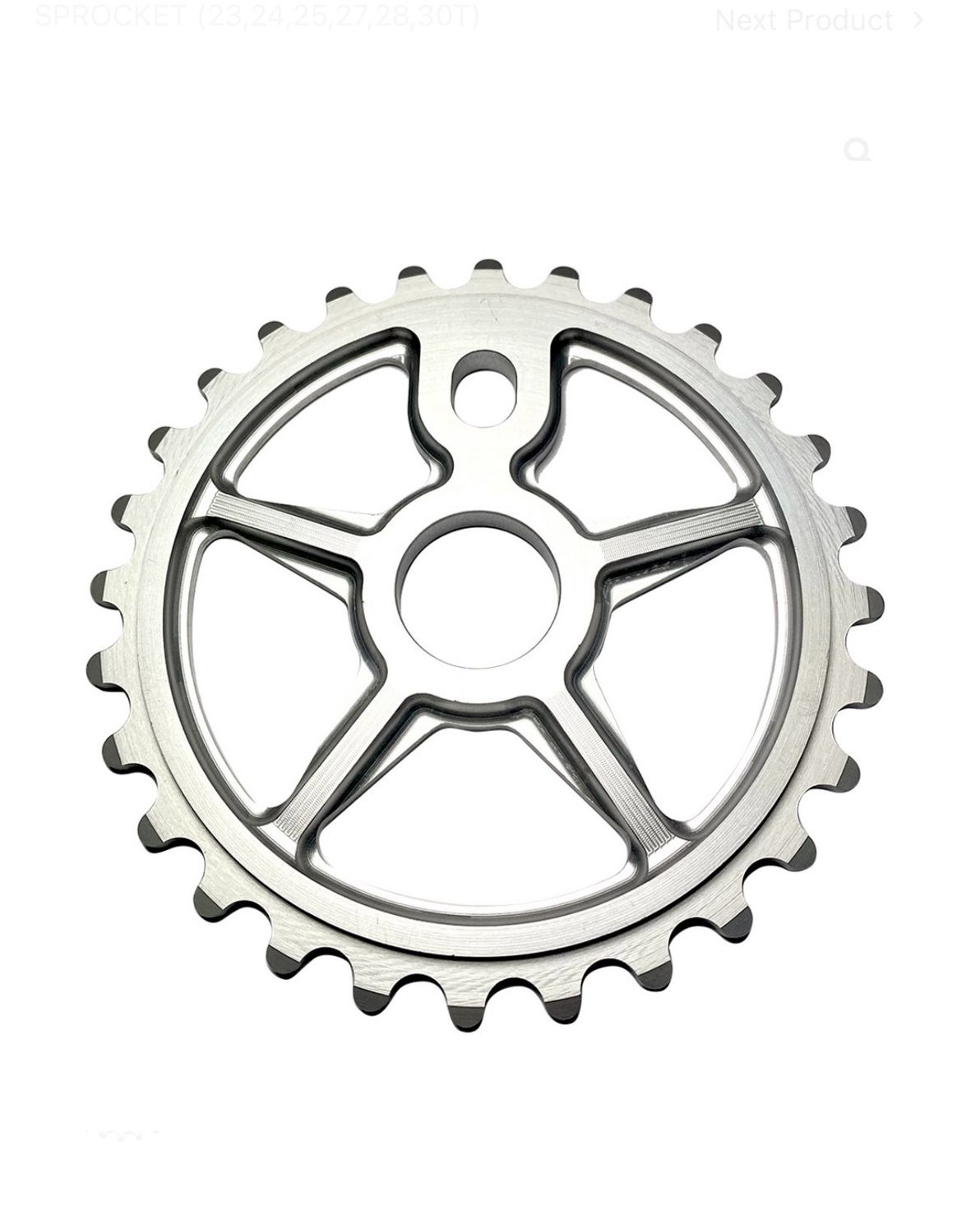 S&amp;M TUFFMAN SPROCKET MATTE CLEAR 30T
