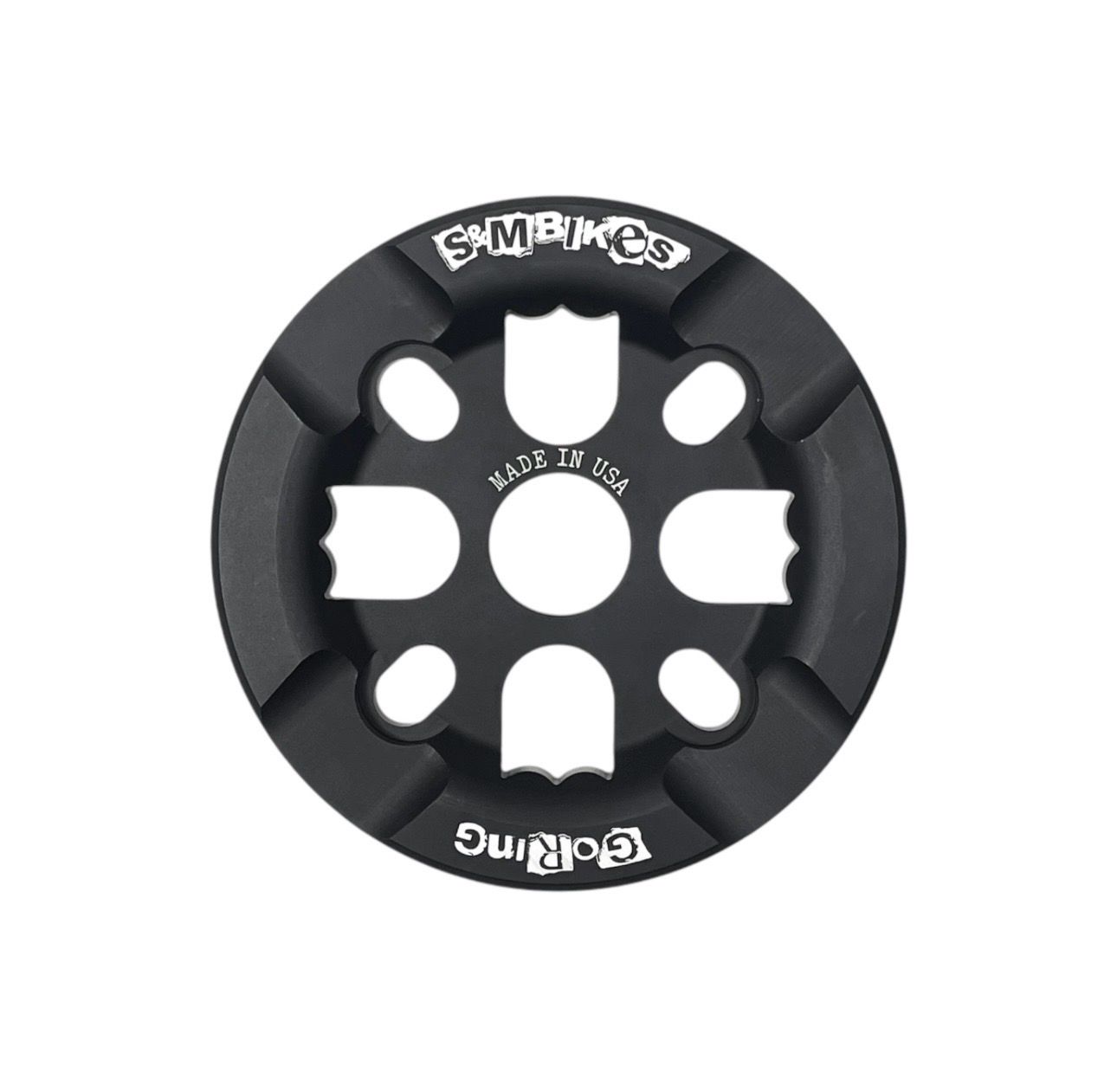 S&amp;M Goring Guarded Sprocket Matt Black
