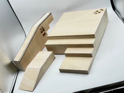 FBCult Hubba Ledge FingerBoard Ramp  3 Piece Set