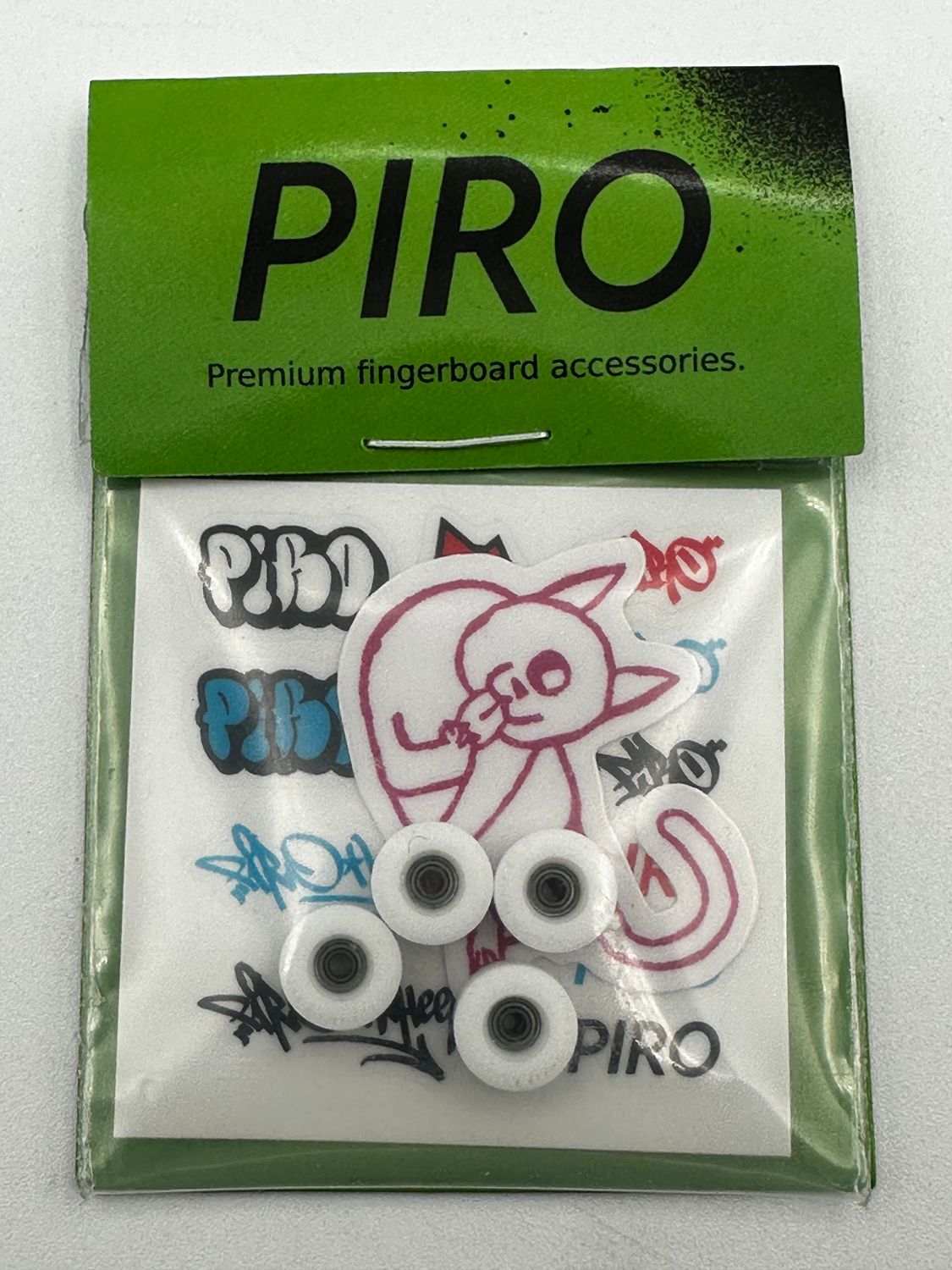 PIRO Tablets Fingerboard Wheels , Color: Yetti White