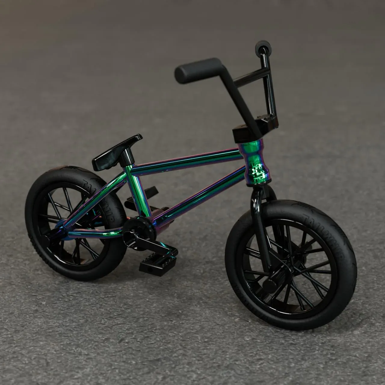 TailWhip Toys Finger Bike BMX V2, Color: Oil Slick