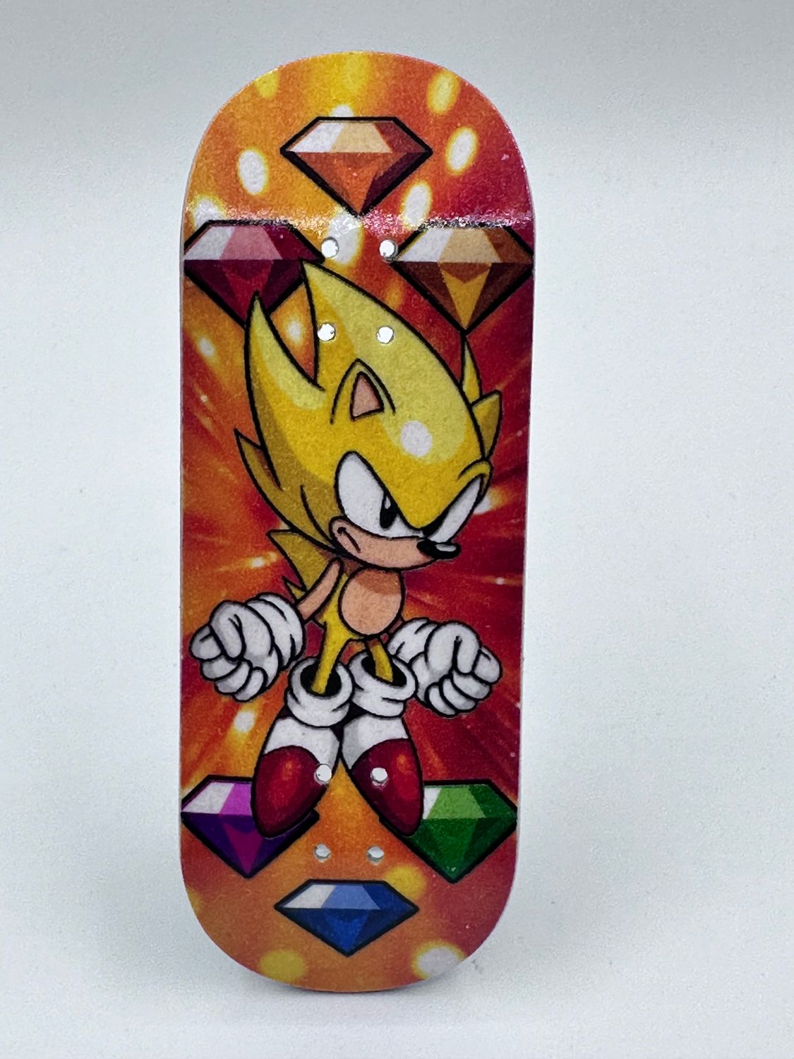 Boardkennel Fingerboard Deck Super Sonic 34mm Popsicle