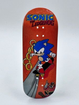 Boardkennel Fingerboard Deck Sonic The Ledgehog 34mm Popsicle