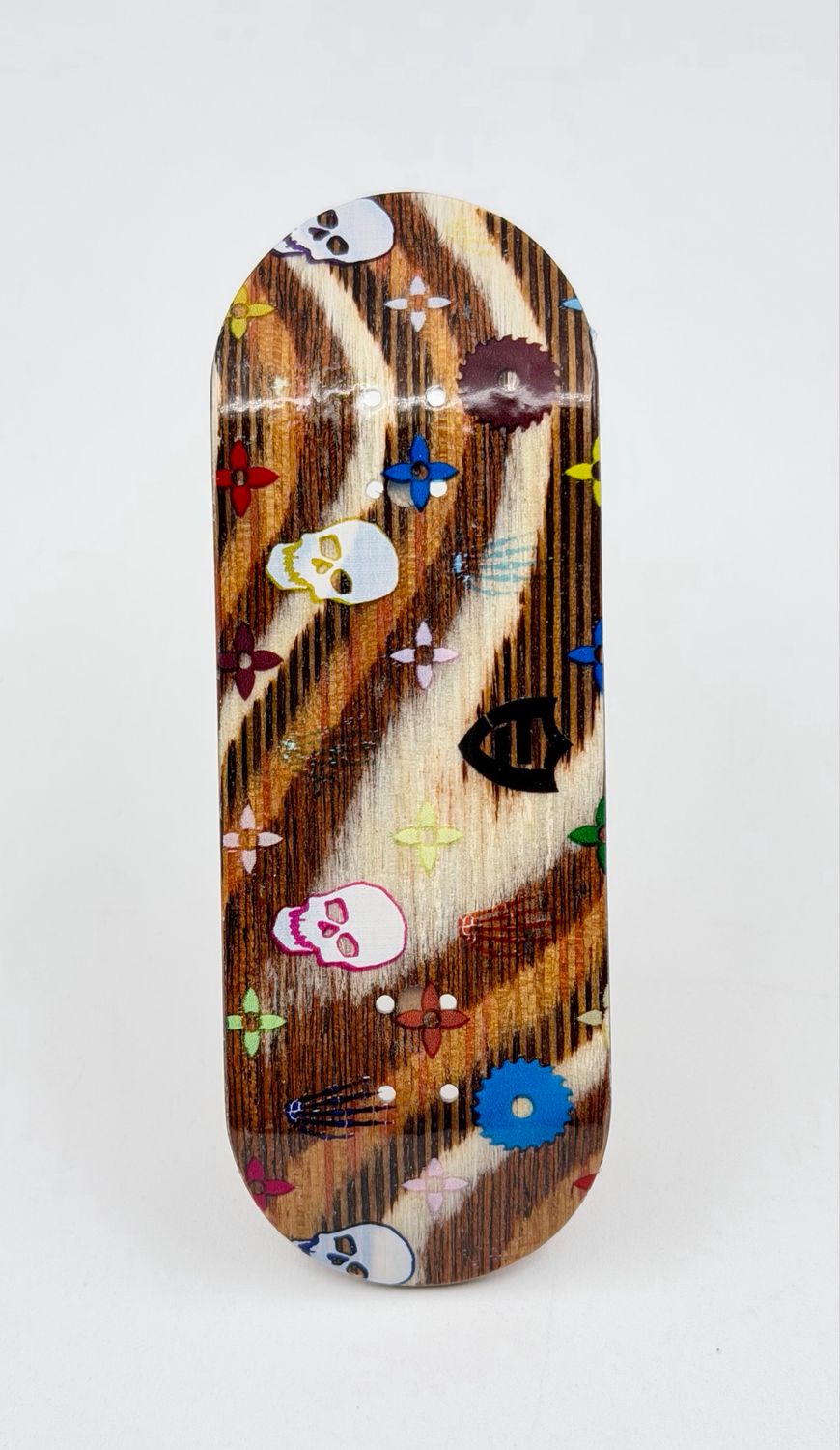 FlatFace G16 Deck - Bones Clear (Random Premium Bottom) - 33.6mm Real Wear