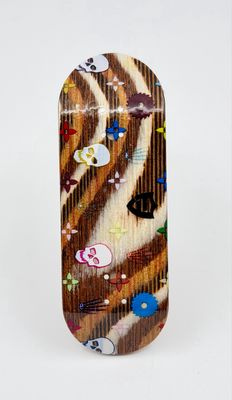 FlatFace G16 Deck - Bones Clear (Random Premium Bottom) - 33.6mm Real Wear