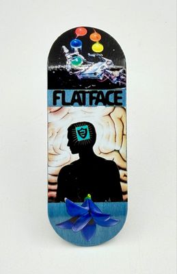 FlatFace X Cowply - G16 33.6mm - Computer Time SE Fingerboard Deck