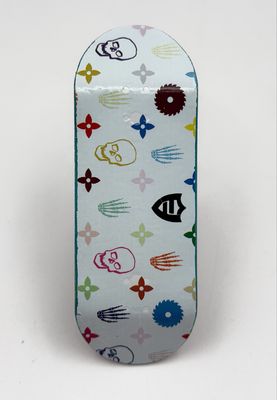 FlatFace X Cowply - G16 33.6mm - Bones White Fingerboard Deck