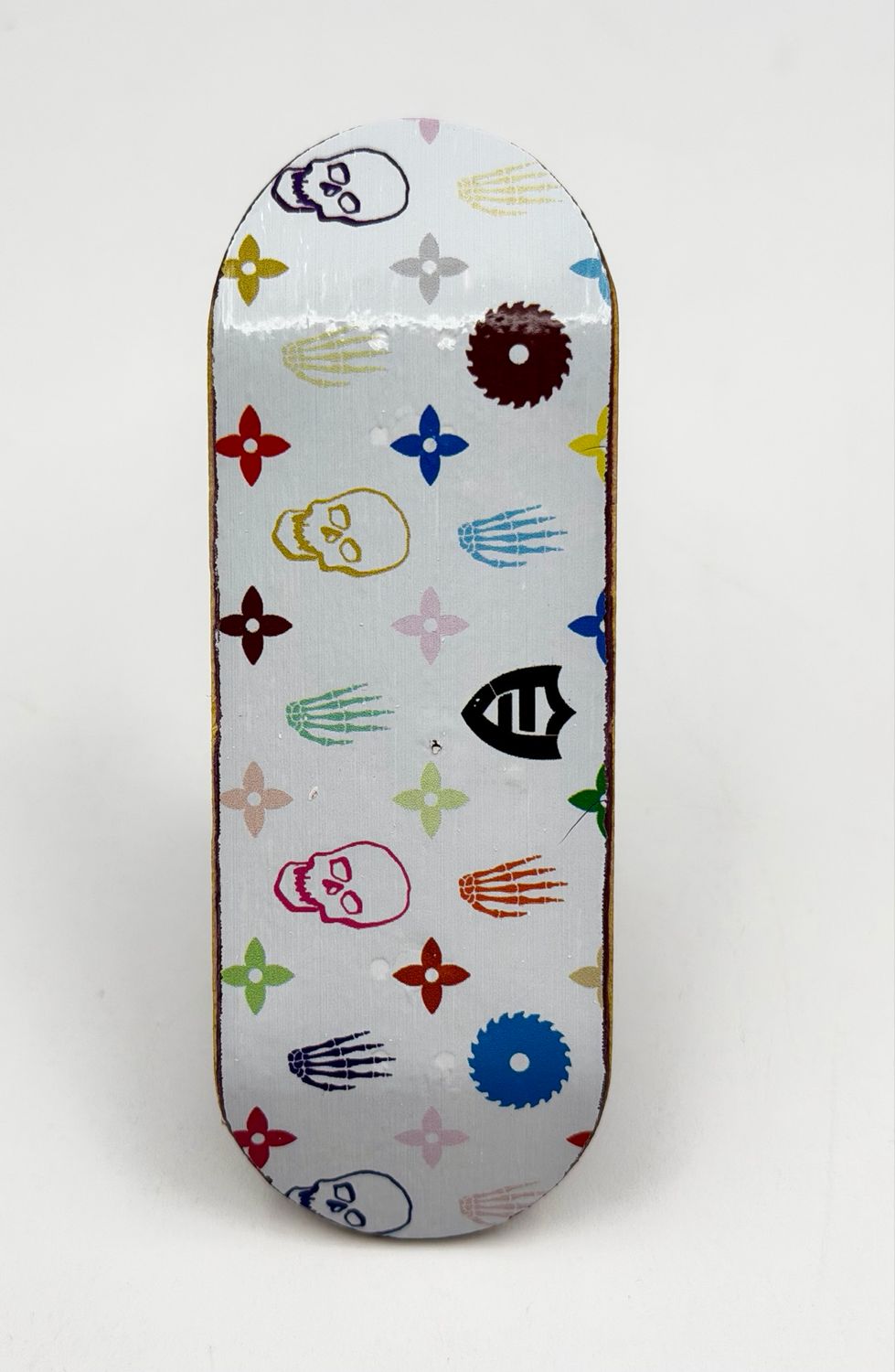 FlatFace X Cowply - G15.12 33.6mm - Bones White Fingerboard Deck