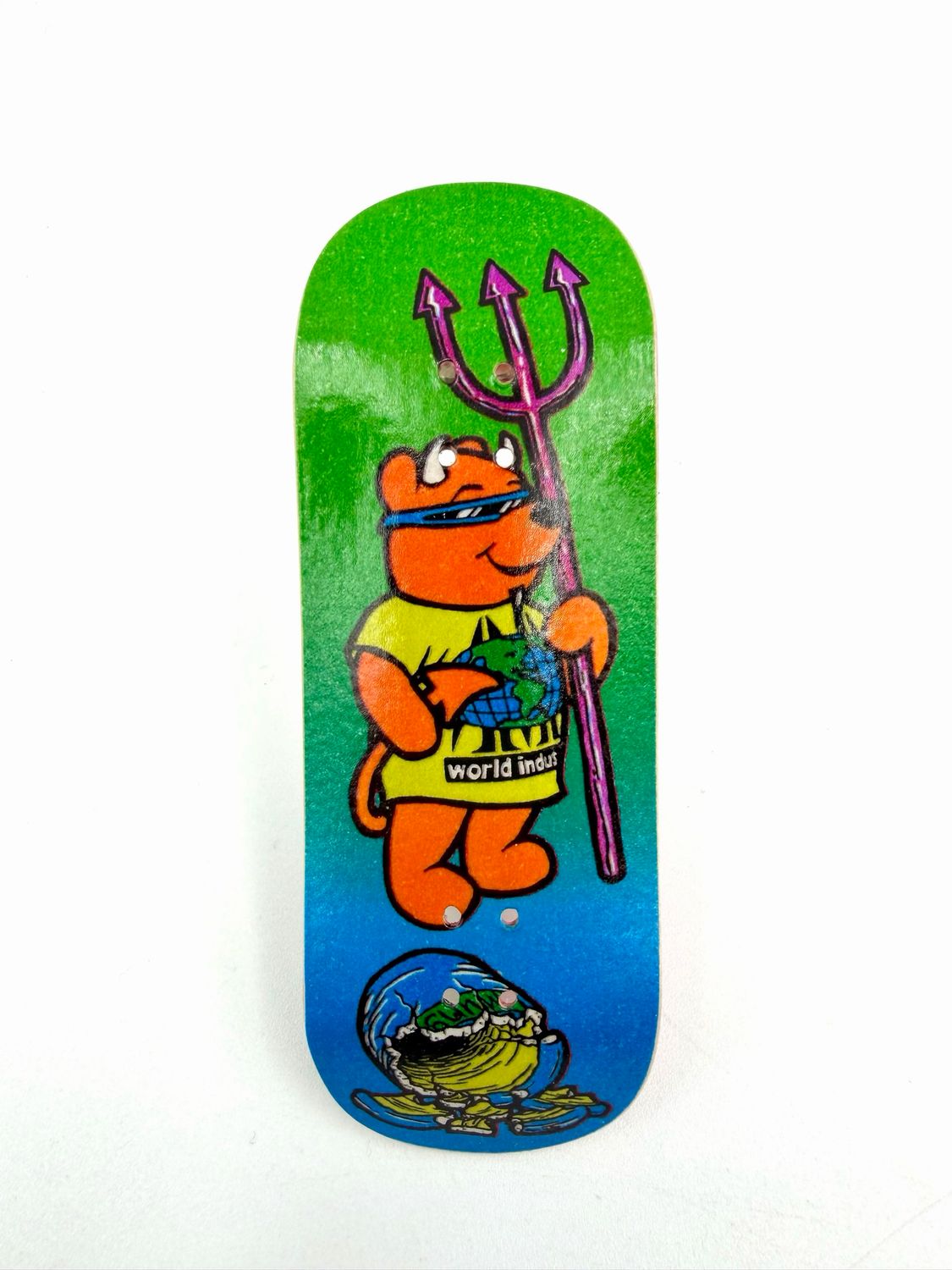 Boardkennel Fingerboard Deck World Industries Steve Rocco III 34mm Popsicle