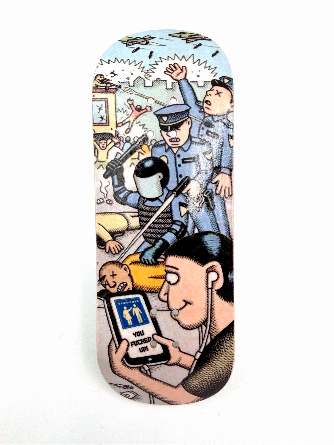 Boardkennel Fingerboard Deck Bitch Skateboards You F Up 34mm Popsicle