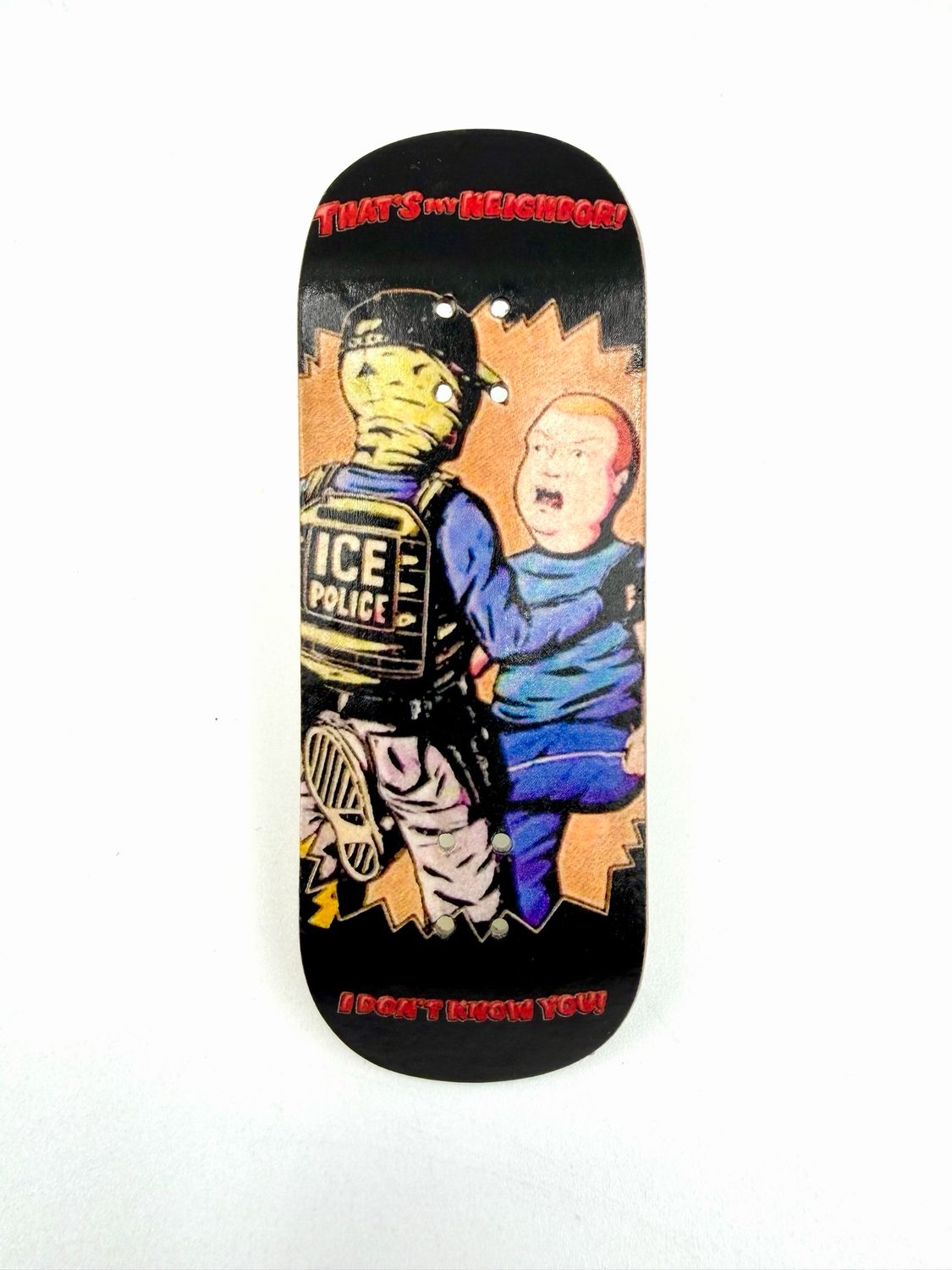Boardkennel Fingerboard Deck I Dont Know You! 34mm Popsicle