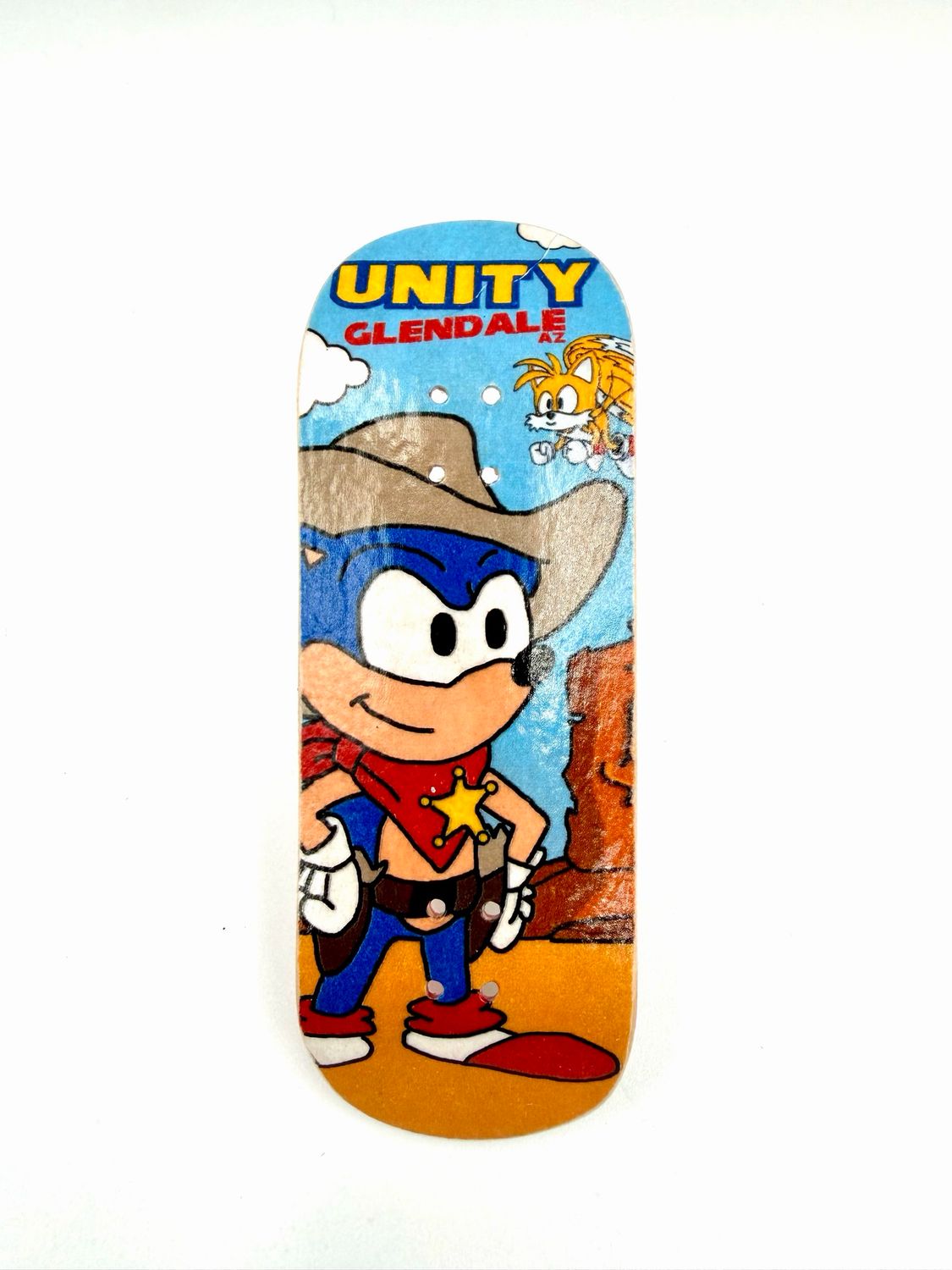 Boardkennel Fingerboard Deck Western Sonic 34mm Popsicle