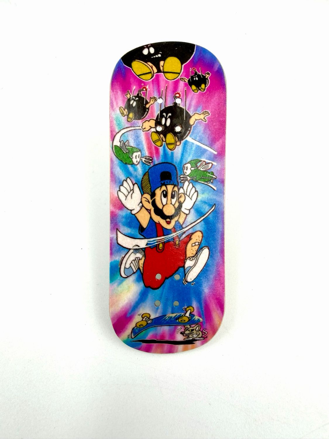 Boardkennel Fingerboard Deck World Mario Swirl 34mm Popsicle