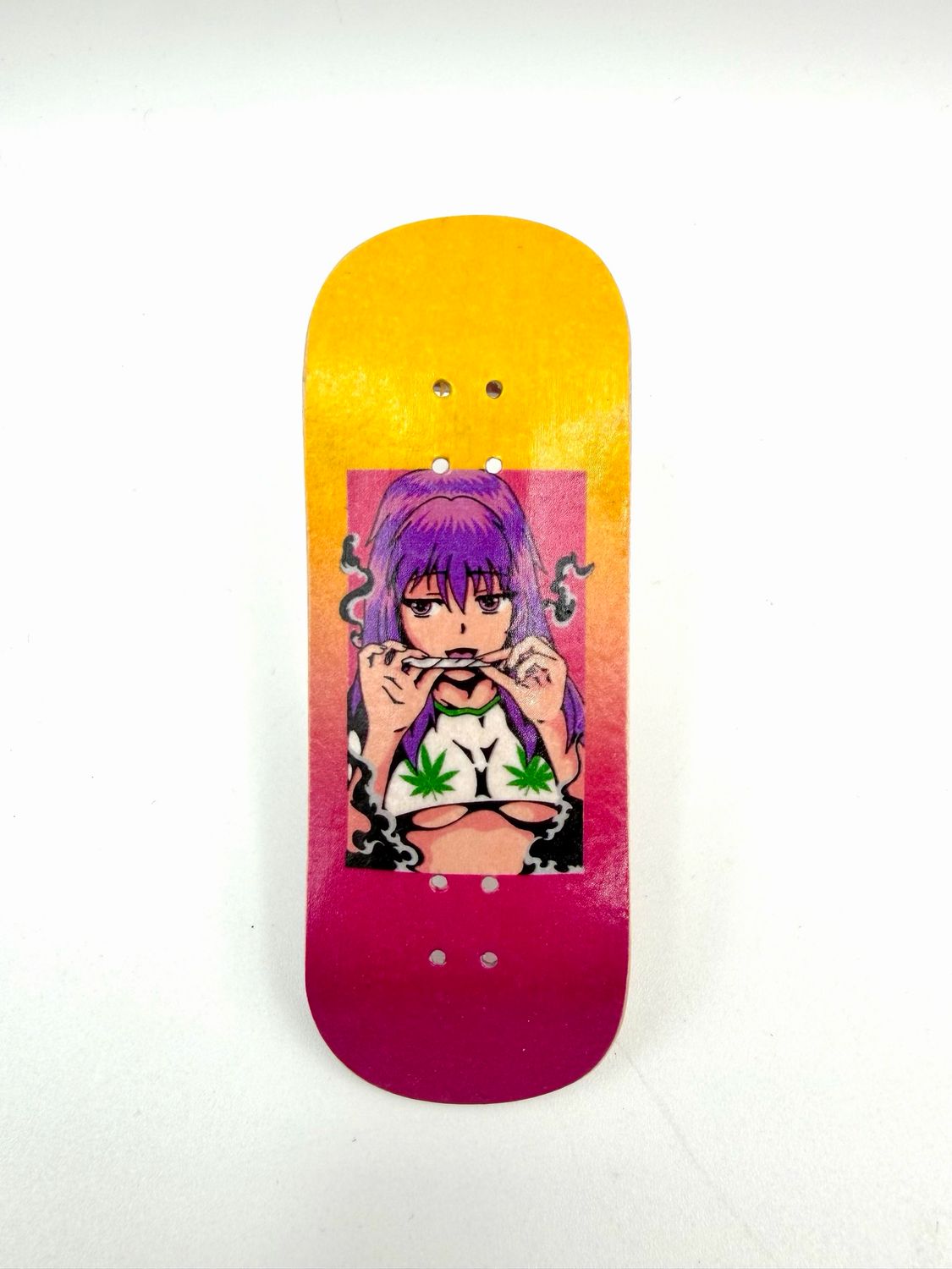 Boardkennel Fingerboard Deck Weed Girl 34mm Popsicle