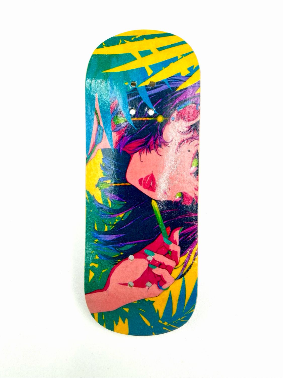 Boardkennel Fingerboard Deck Cyber Girl 34mm Popsicle
