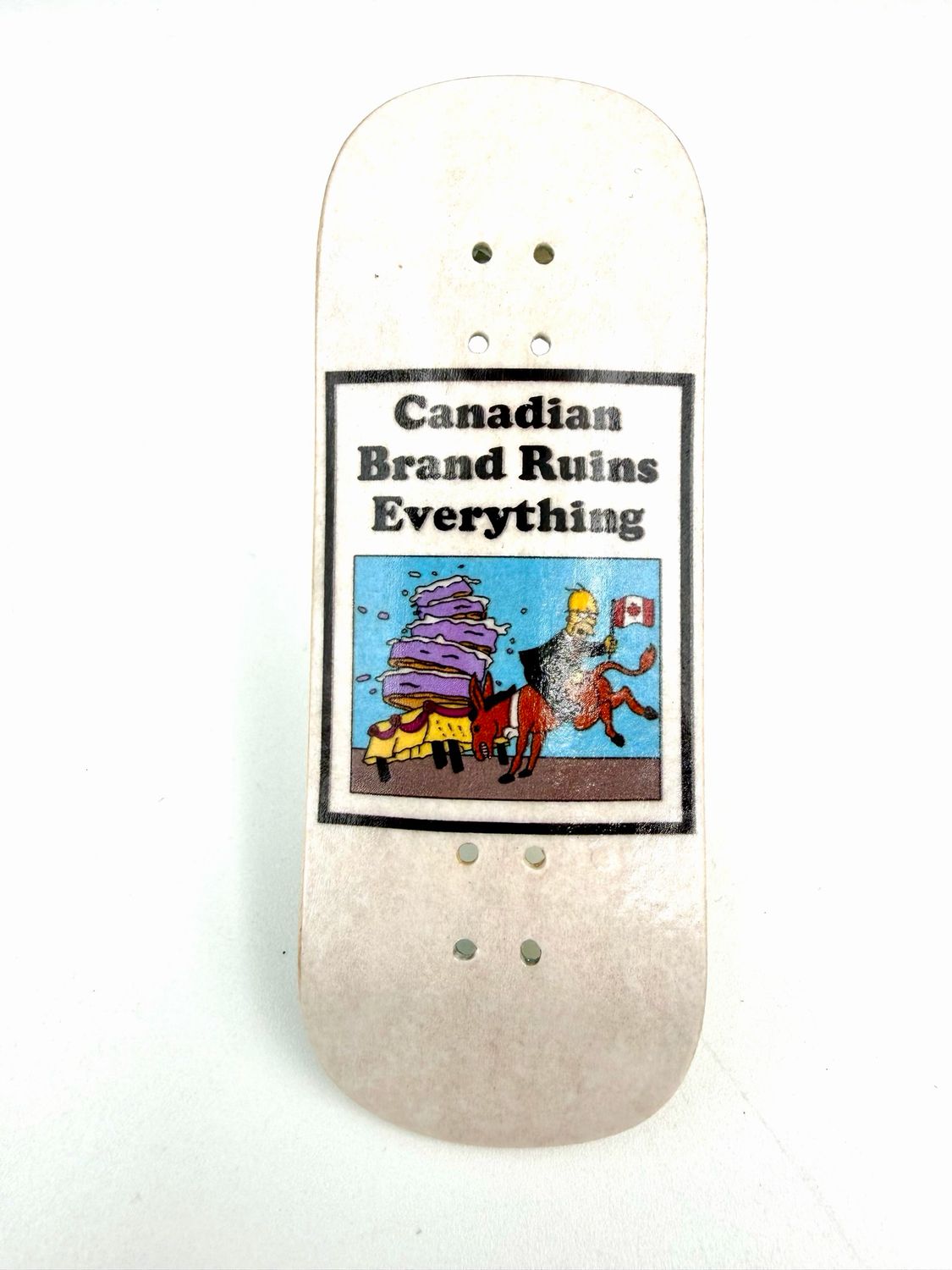 Boardkennel Fingerboard Deck Canadian Brand Ruins Everything 34mm Popsicle