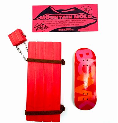 Bonk Benches Mountain Mold Fingerboard Deck #317 34mm