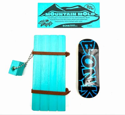 Bonk Benches Mountain Mold Fingerboard Deck #326 34mm